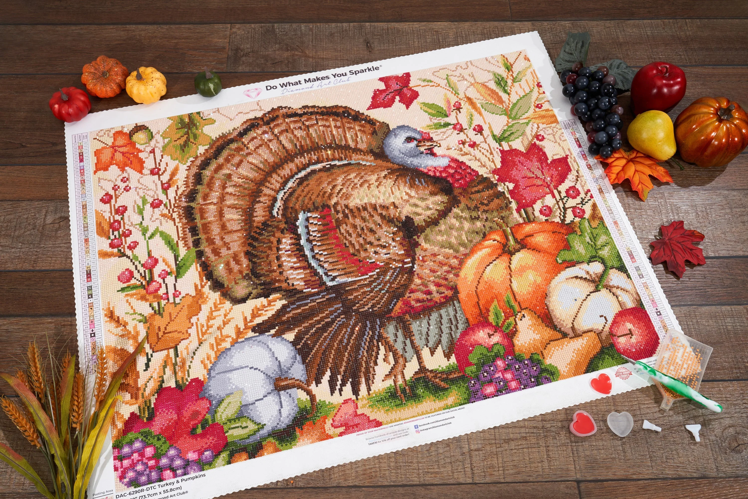 Turkey & Pumpkins - Image 6