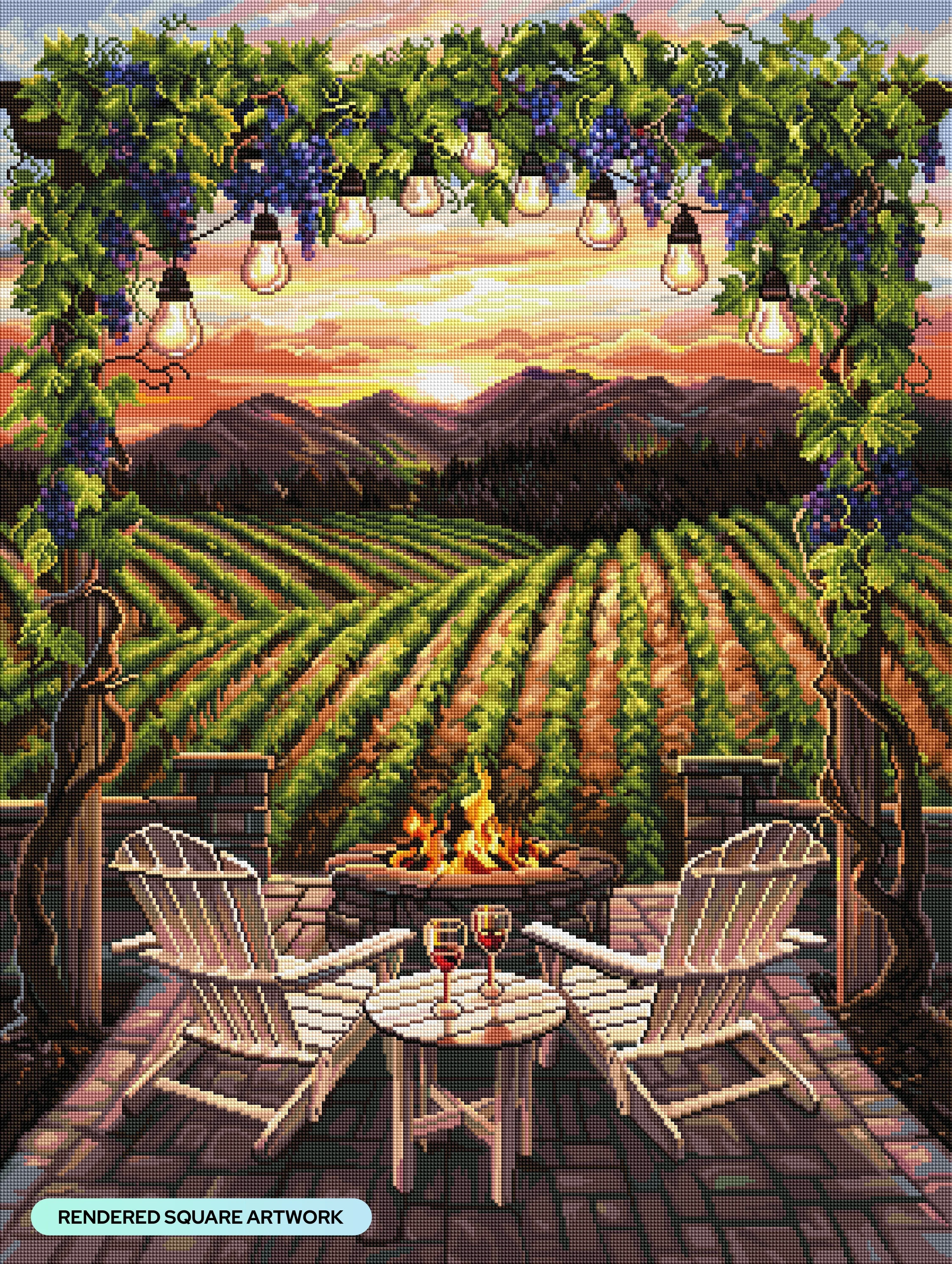 Wine at Sunset - Image 2